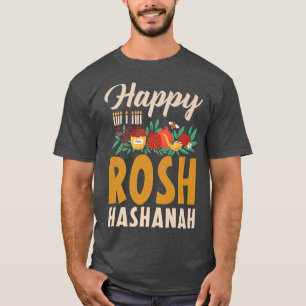 Happy Rosh Hashanah Shofar Jews Holiday Jewish New T-Shirt