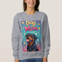 Happy Rottweiler Dog Mom