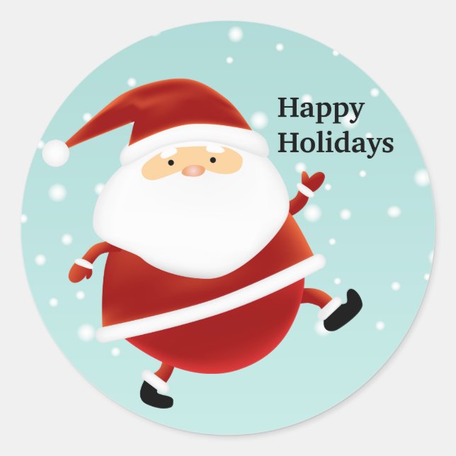 Happy Runy Stickers Père Noël (Devant)