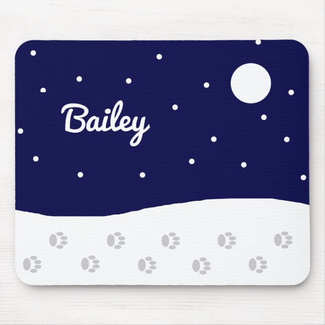 Happy Rural Winter: Mouse Pad (Front)