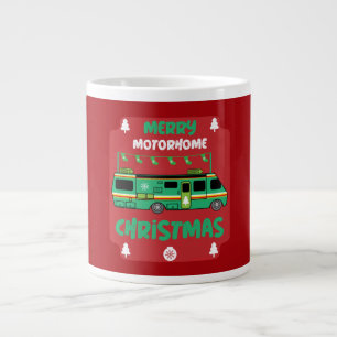 Happy RV Motorhom Xmas Large Coffee Mug