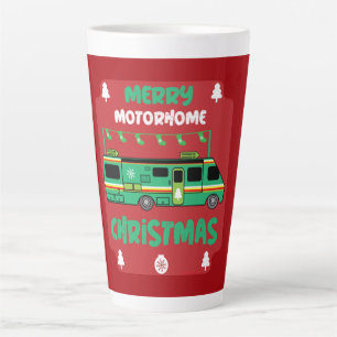 Happy RV Motorhom Xmas  Latte Mug