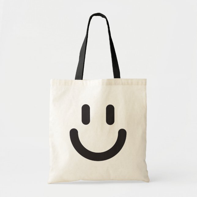 Happy Sad Face Tote Bag (Front)
