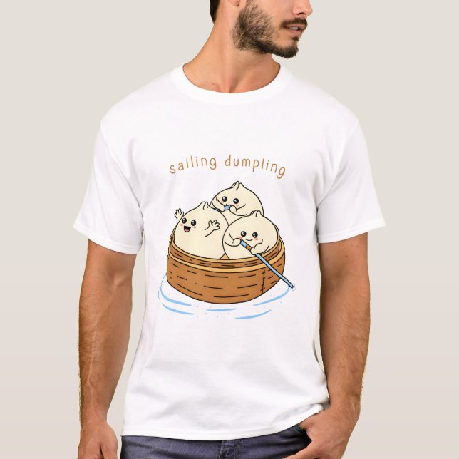 Happy Sailing Dumpling  T-Shirt (Front)