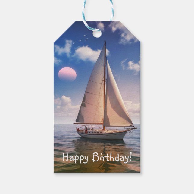 Happy Sailing Gift Tags (Front)