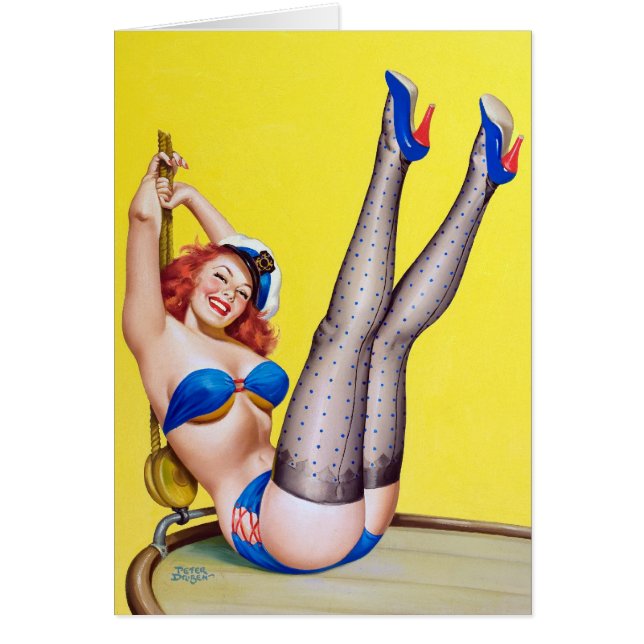 Happy Sailor Pin Up (Front)
