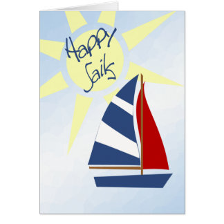 Happy Sails Fair Winds and Following Seas Cards