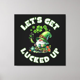 happy saint patrick's day canvas print