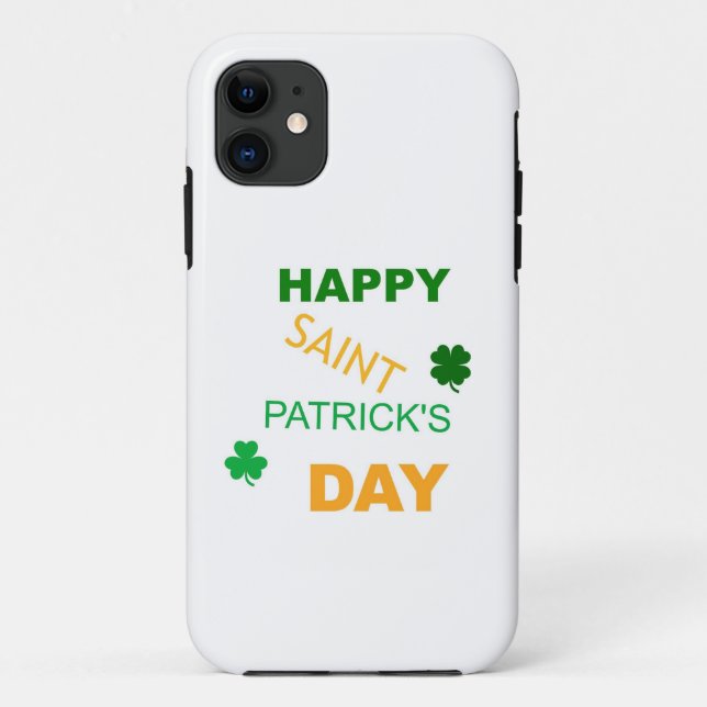 Happy Saint Patrick's Day Case-Mate iPhone Case (Back)