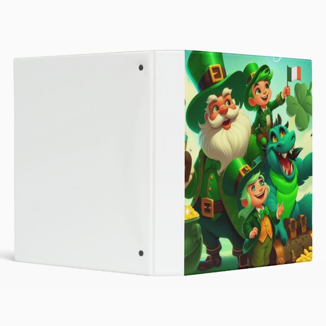 Happy Saint Patrick's Day colourful Binder (Background)