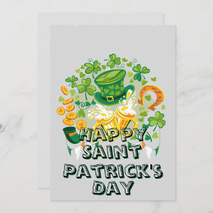 Happy Saint Patrick's Day  Holiday Card