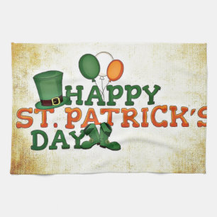 Happy Saint Patricks Day Kitchen Towel