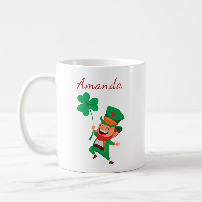 Happy Saint Patrick's Day Love Mug (Left)