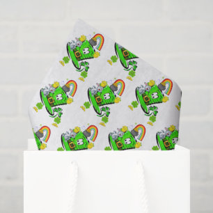 Happy Saint Patrick's Day Rabbit Tissue Paper