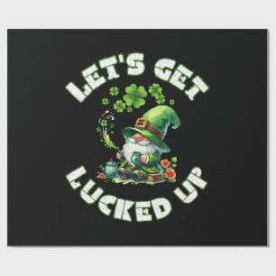 happy saint patrick's day wrapping paper