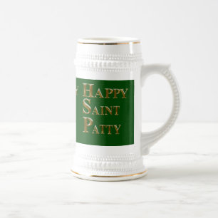 HAPPY SAINT PATTY BEER STEIN