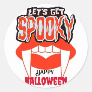 Happy Saison Éffrayante Halloween Stickers Déplais