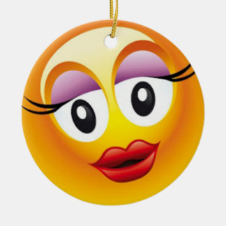 Happy Sally Joy Ceramic Ornament