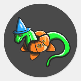 Happy Samhain!! Classic Round Sticker