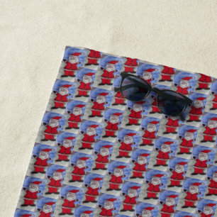 Happy Santa Beach Towel
