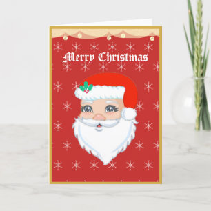 Happy Santa Claus Christmas Card