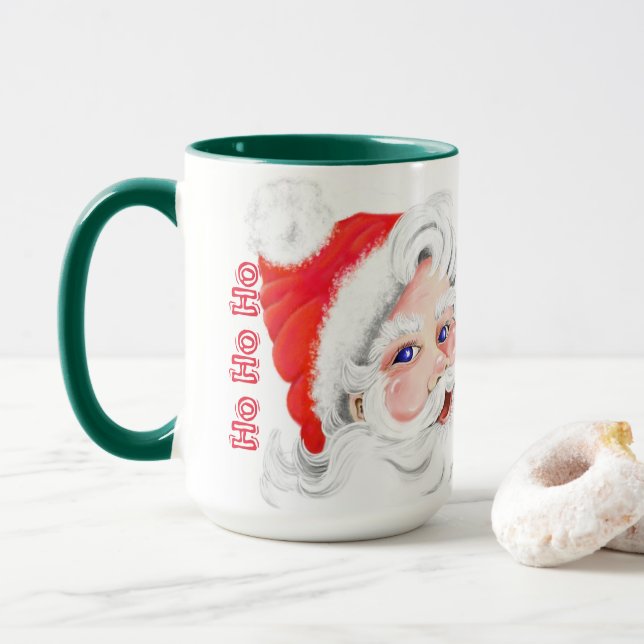Happy Santa Claus Mug (With Donut)