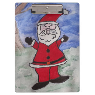 Happy Santa Clipboard