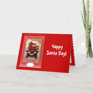 Happy Santa Day Holiday Card