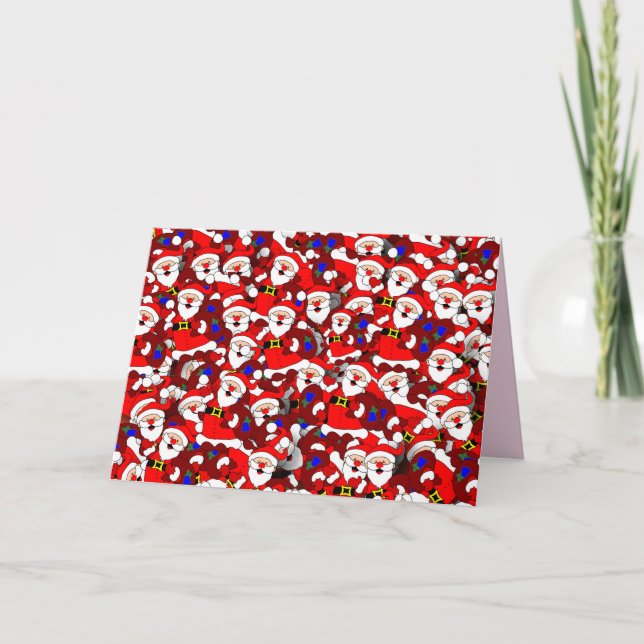 happy santa greeting card (Front)