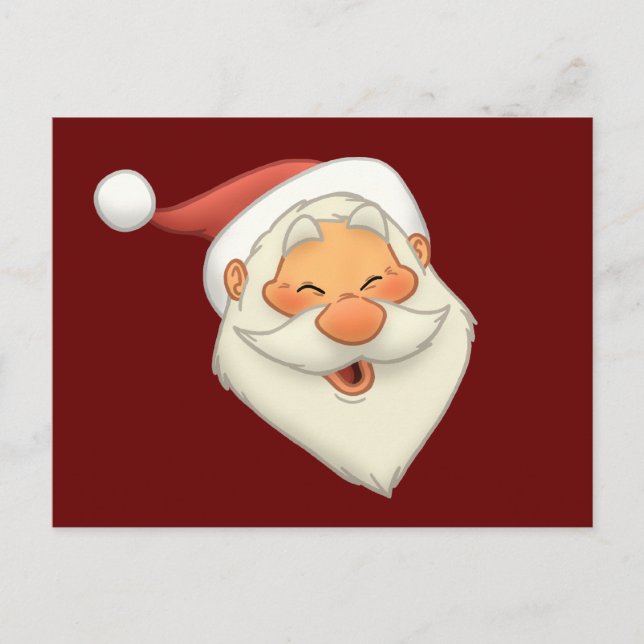 Happy Santa Postcard (Front)