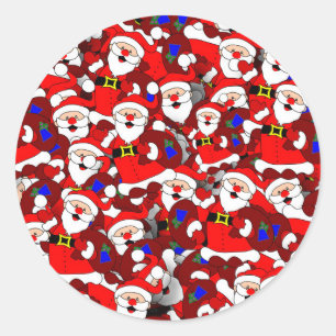 happy santa stickers