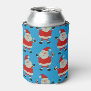 Happy Santas Can Cooler