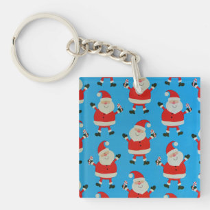Happy Santas Keychain