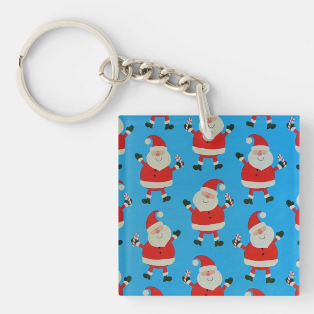 Happy Santas Keychain (Front)