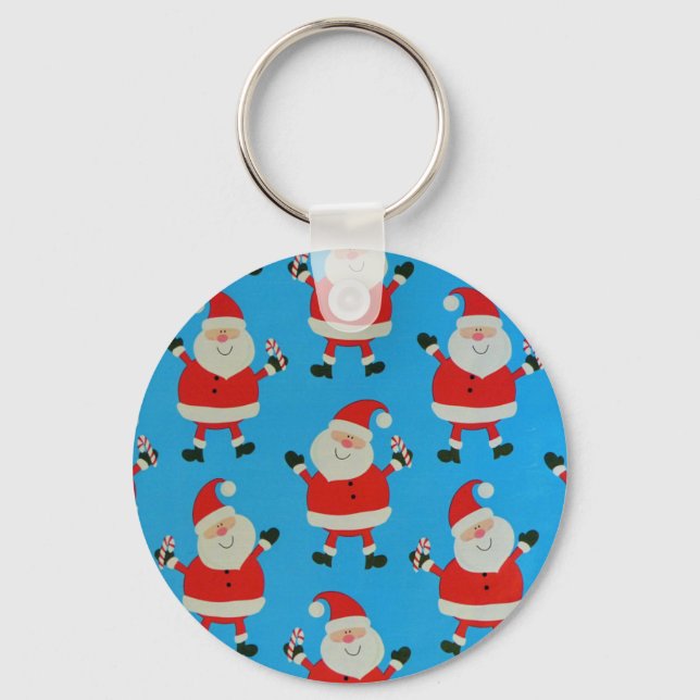Happy Santas Keychain (Front)