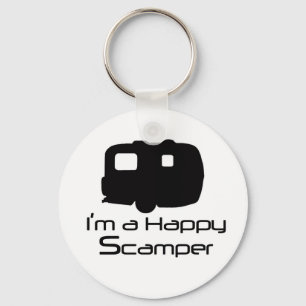 Happy Scamper Fun Stuff! Keychain