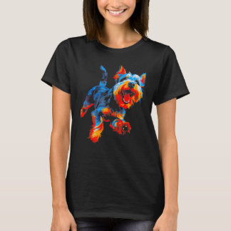 Happy Schnauzer Dog T-Shirt