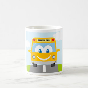 Happy School Bus Coffee Mug