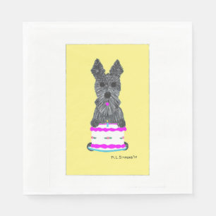 HAPPY SCOTTIE BIRTHDAY NAPKIN