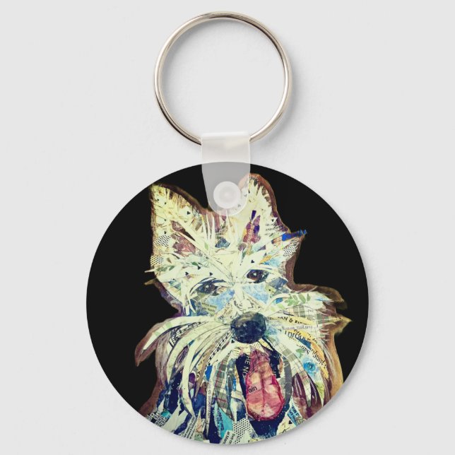 Happy Scottie Keychain (Front)