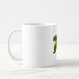 Happy Sea Turtle A Joyful Splash of Art Coffee Mug