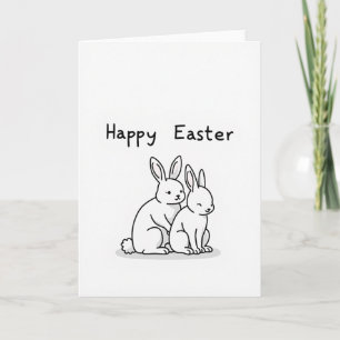 Happy Season Rabbit Friend Card