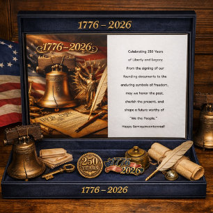 Happy Semiquincentennial America 250  Holiday Card