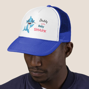 Happy Shark Family Daddy Shark Trucker Hat