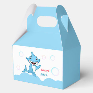 Happy Shark Family  Favor Box