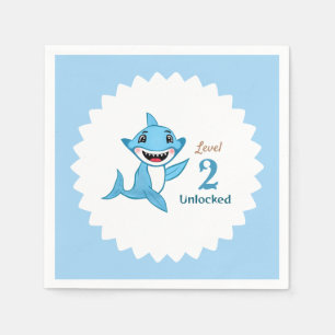 Happy Shark Family Level Two Napkin