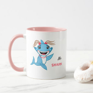 Happy Shark Family Me Shark Mug