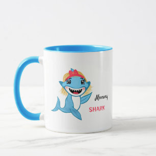 Happy Shark Family Mommy Shark Mug