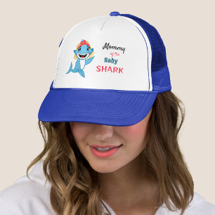 Happy Shark Family Mommy Shark Trucker Hat