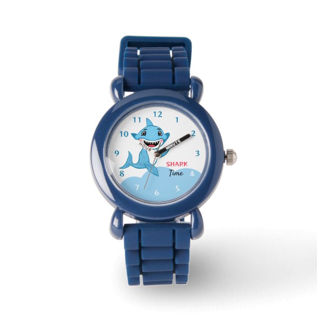 Happy Shark Family Shark time Watch (Front)